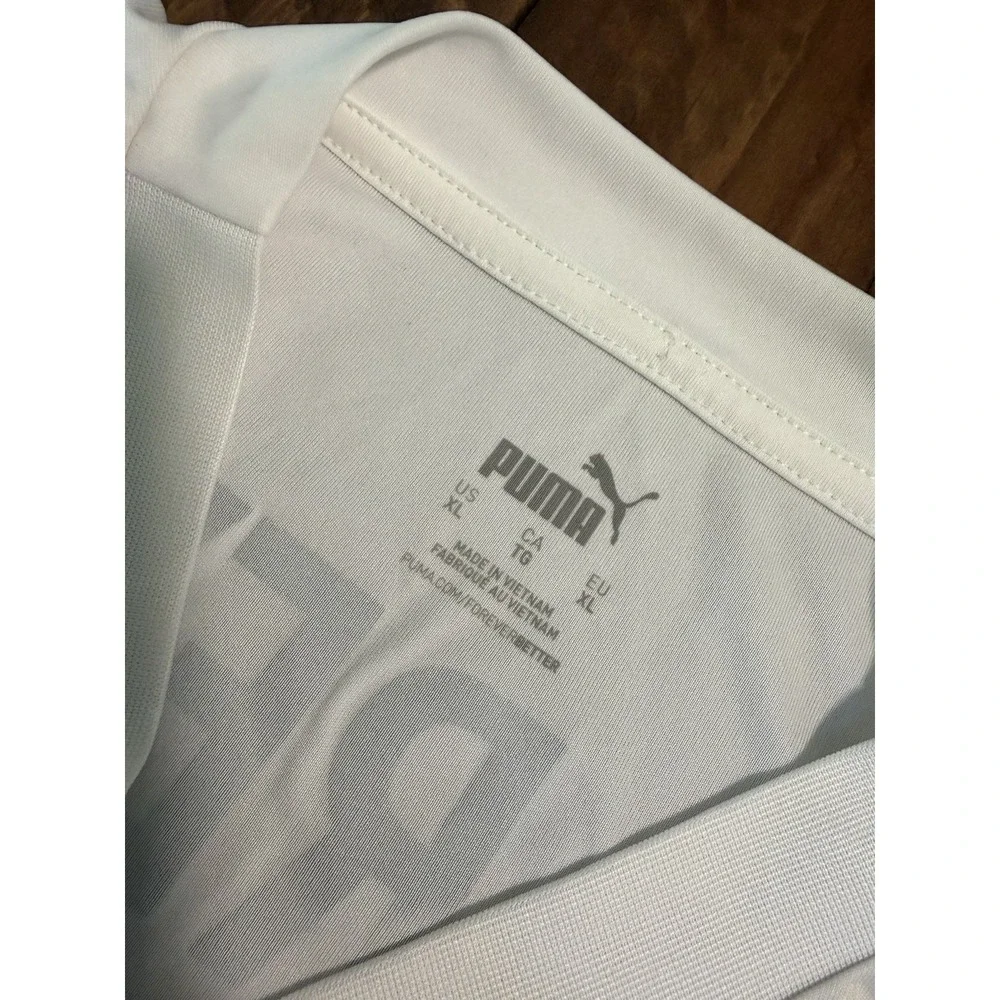 Puma Billionaire Boys Club Soccer Jersey XL White  Space Man logo Dry Cell - Picture 6 of 10